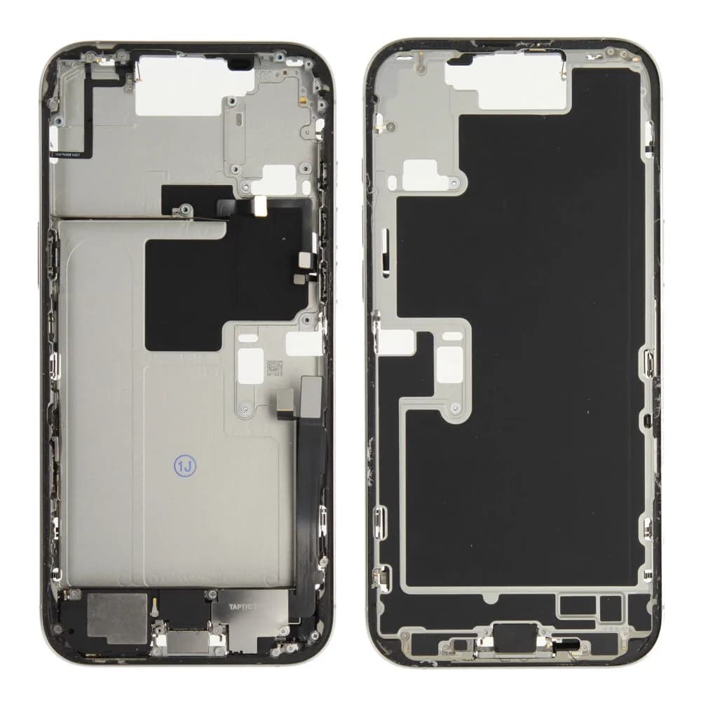 Middle frame incl. small parts iPhone 16 Pro Max - Pulled C - White