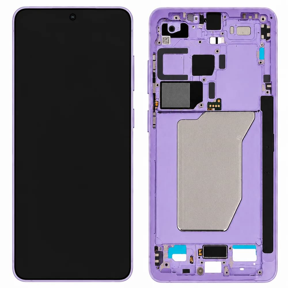 Display incl. pre-assembled frame Samsung Galaxy S26 Ultra - Original - Cobalt Violet