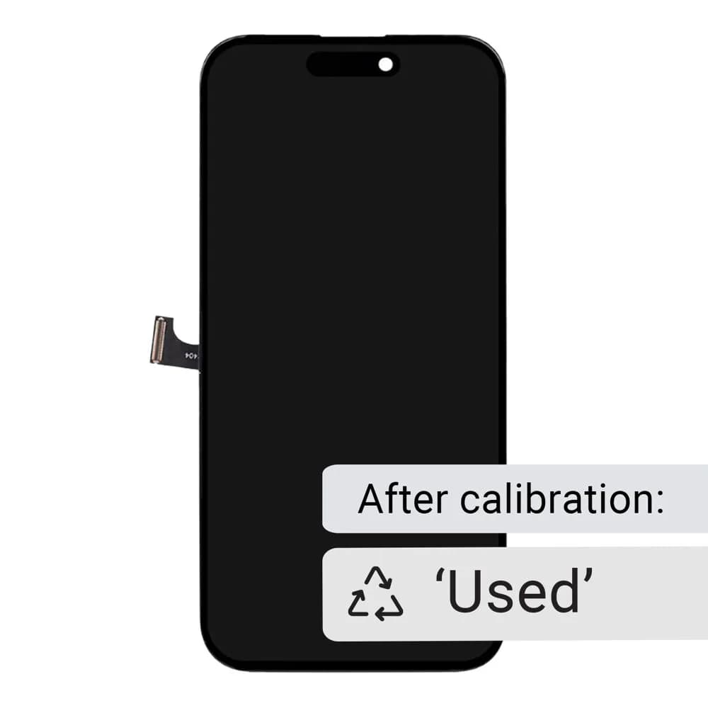 Display with original front flex cable iPhone 15 Pro Max - Refurbished (soft) - Calibrated, used