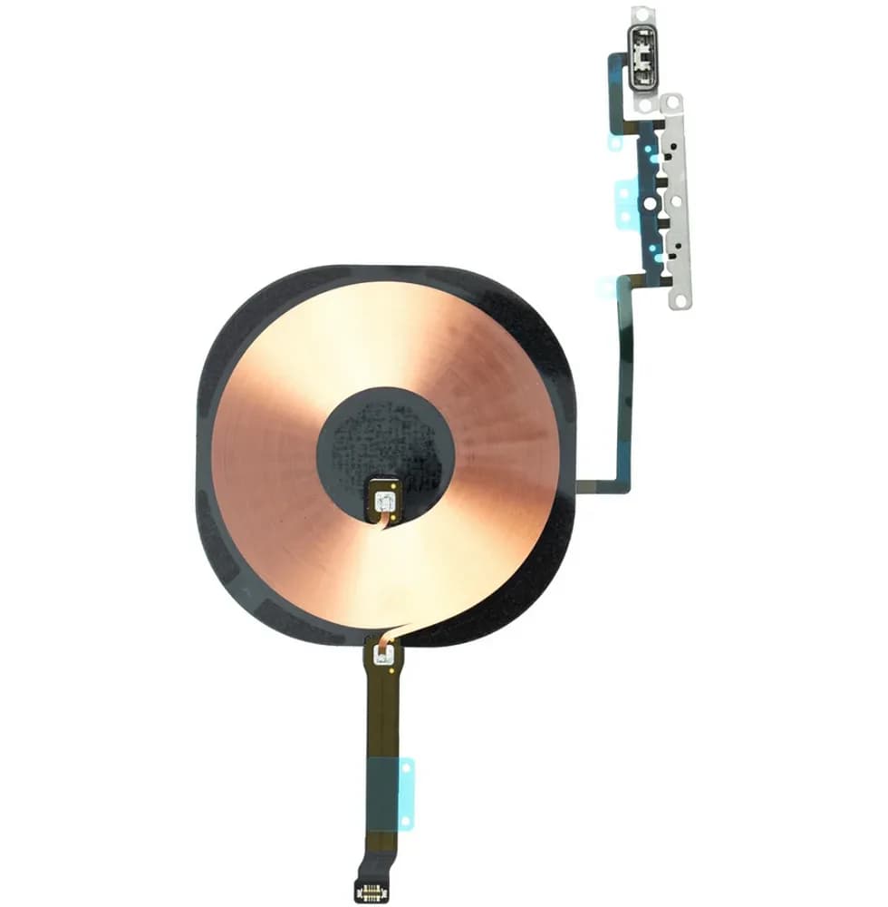 Wireless charging coil incl. volume button flex cable iPhone 11 Pro Max - Compatible