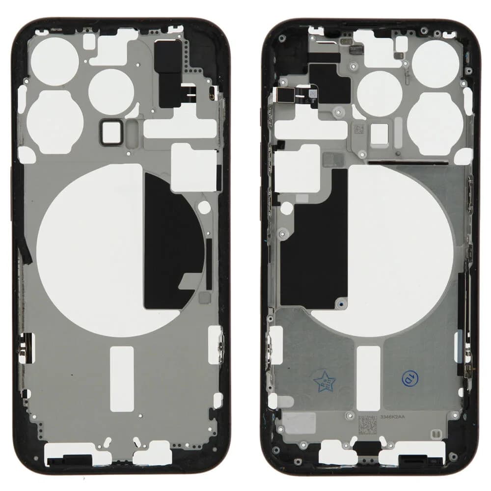 Middle frame excl. small parts iPhone 15 Pro - Pulled A - Black