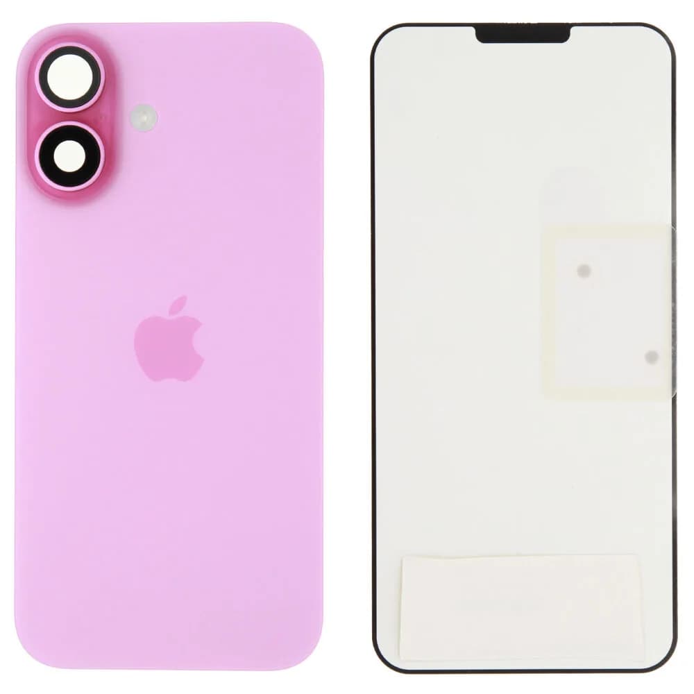 Back glass Apple iPhone 16 - Original - Pink