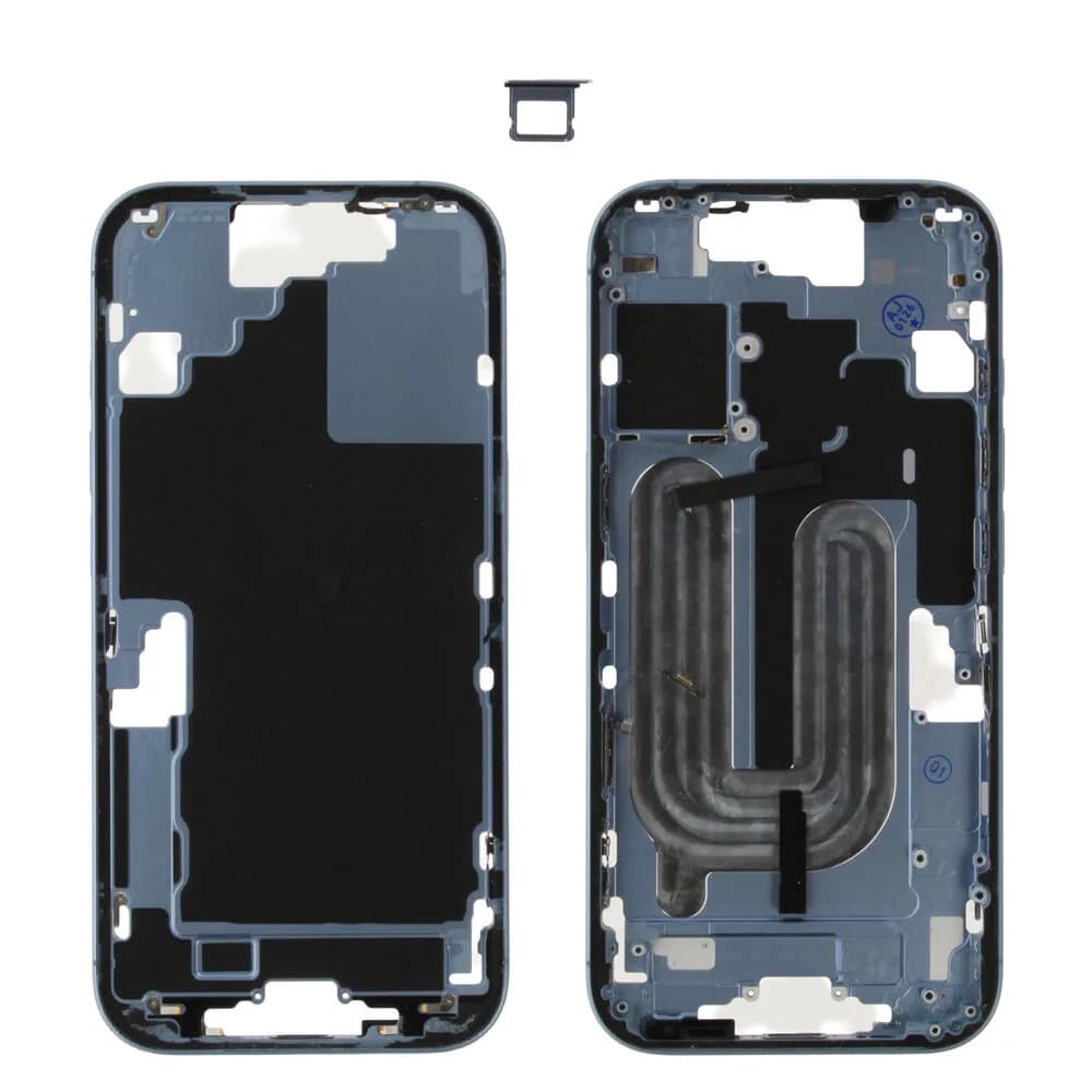 Middle frame iPhone 17 - Pulled - Blue