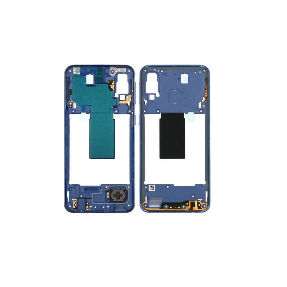Middle frame Samsung Galaxy A40 - Original - Blue