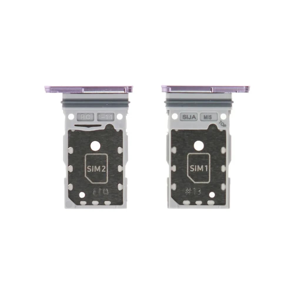 SIM tray Samsung Galaxy S22 / S22 Plus - Original - Light Violet