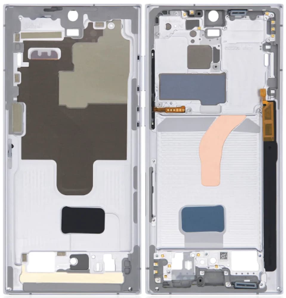 Middle frame Samsung Galaxy S22 Ultra - Original - White