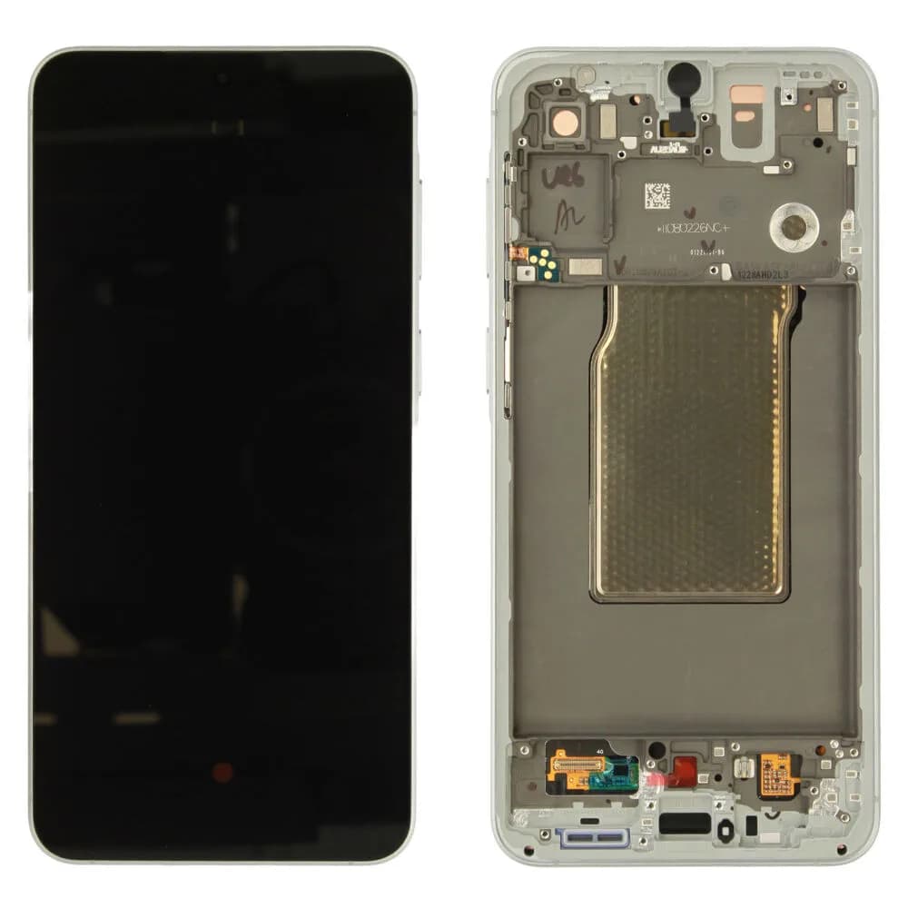 Display incl. pre-assembled frame Samsung Galaxy A57 - Original - Light Blue