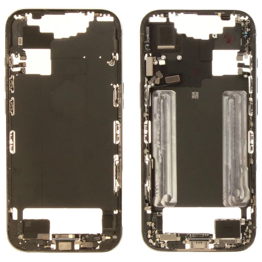 Middle frame incl. small parts iPhone 17 Air - Pulled C - Light Blue