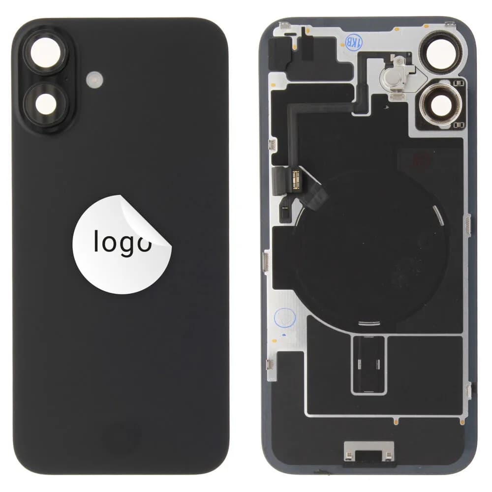 Back glass iPhone 16 Plus - Pulled B - Black