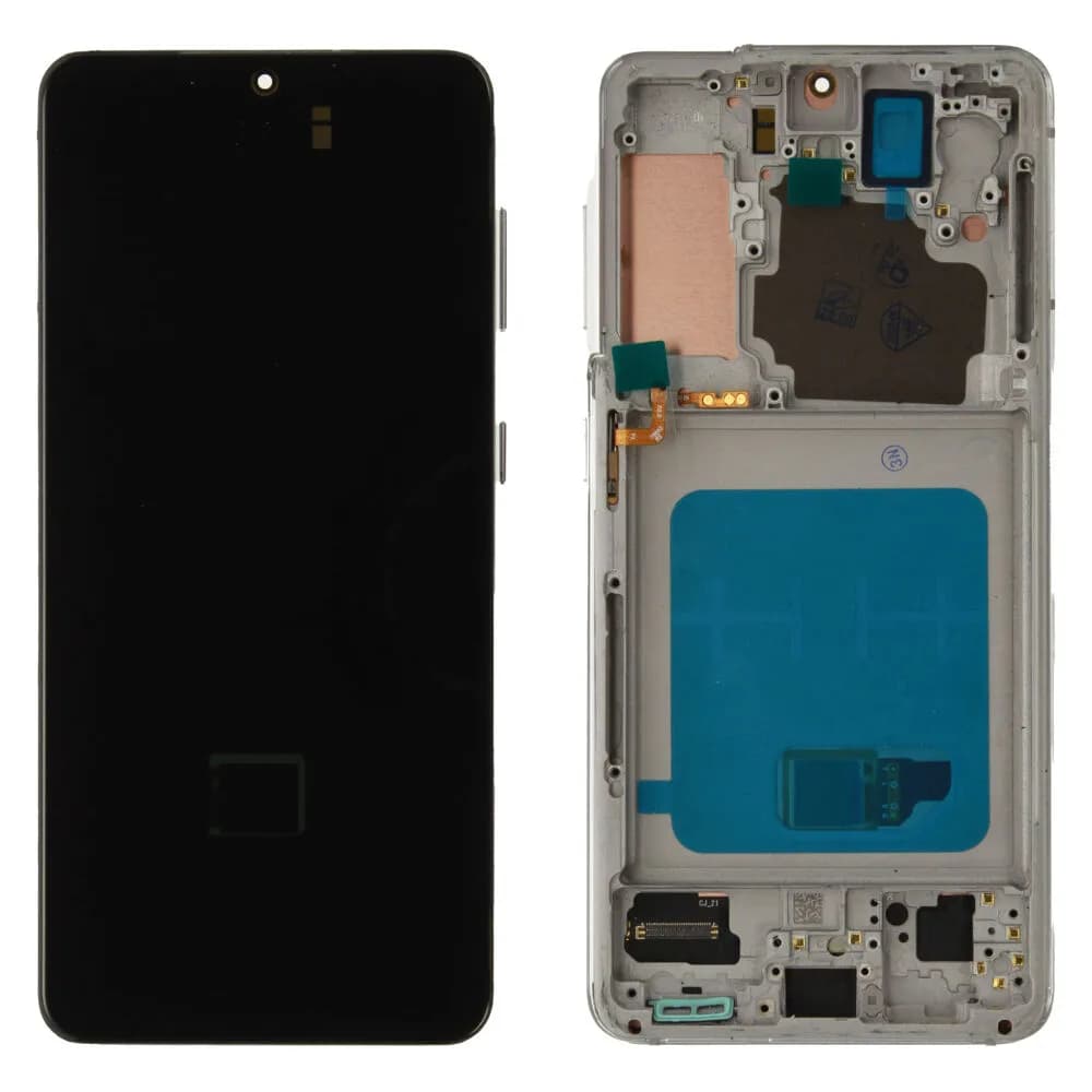 Display Samsung Galaxy S21 - Compatible soft - White