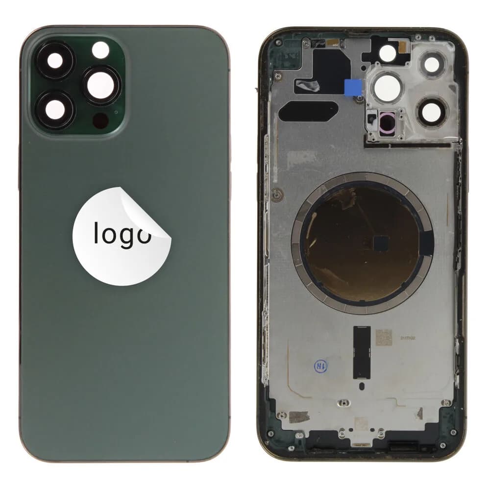 Rear cover excl. small parts iPhone 13 Pro Max - Pulled A - Alpine Green
