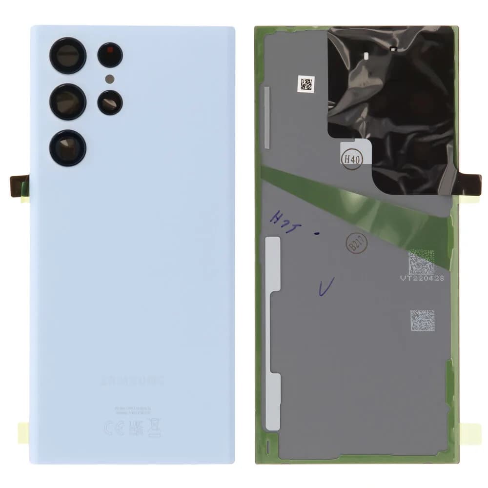 Rear cover Samsung Galaxy S22 Ultra - Original - Sky Blue