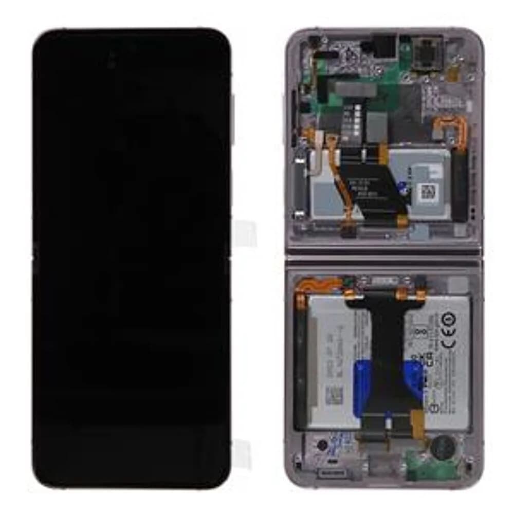 Display incl. battery Samsung Galaxy Z Flip5 - Original - Lavender