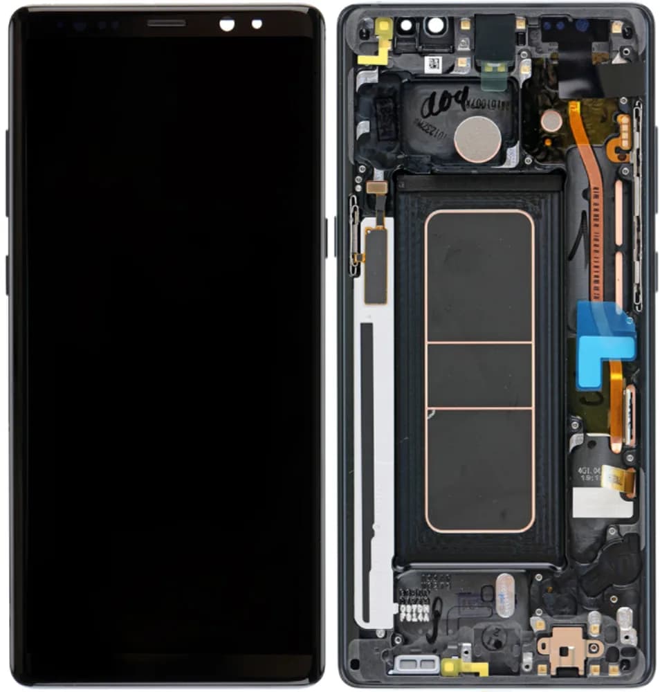 Display excl. adhesive Samsung Galaxy Note8 - Original - Black