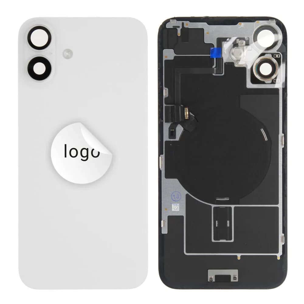 Back glass iPhone 16 Plus - Pulled A - White