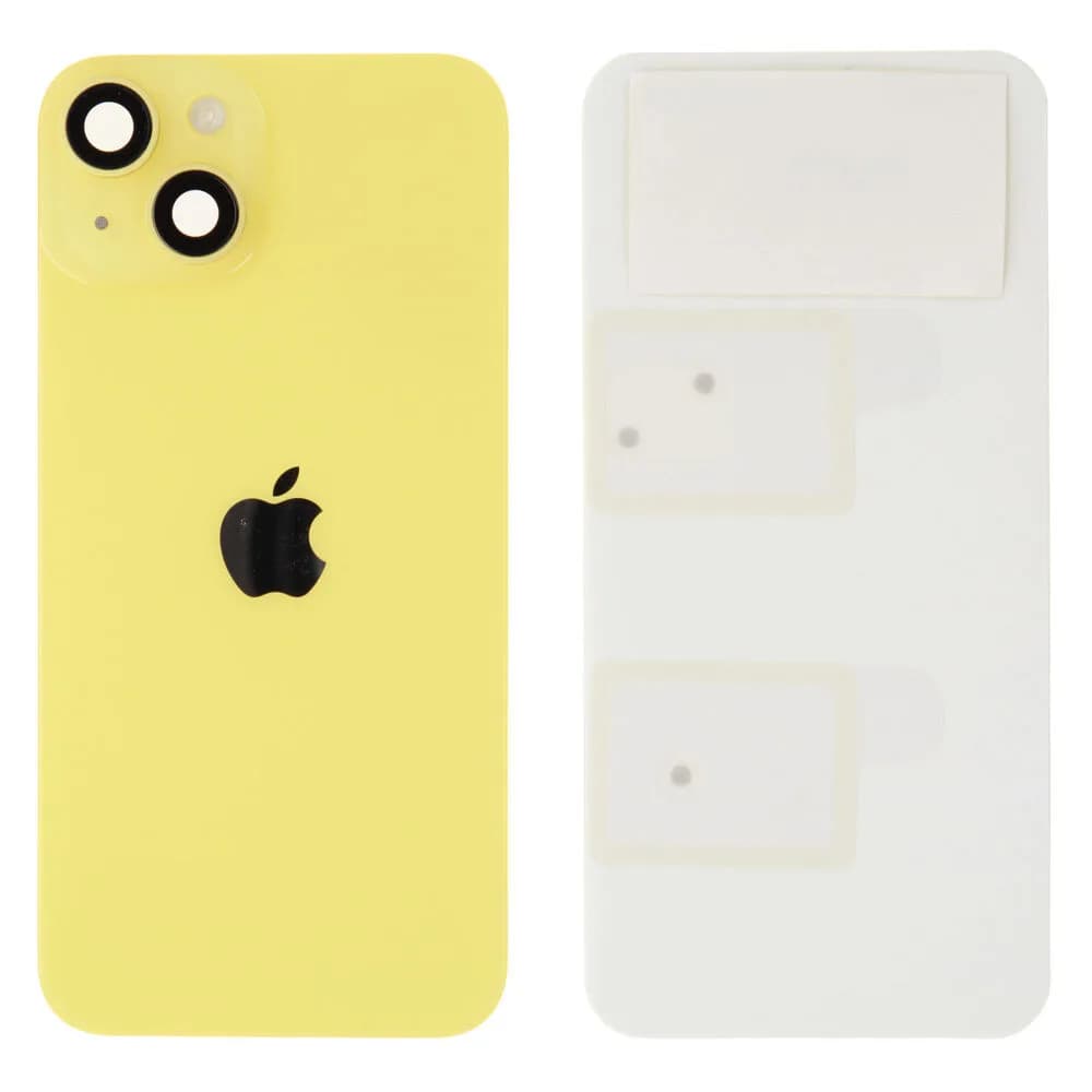 Back glass Apple iPhone 14 - Original - Yellow