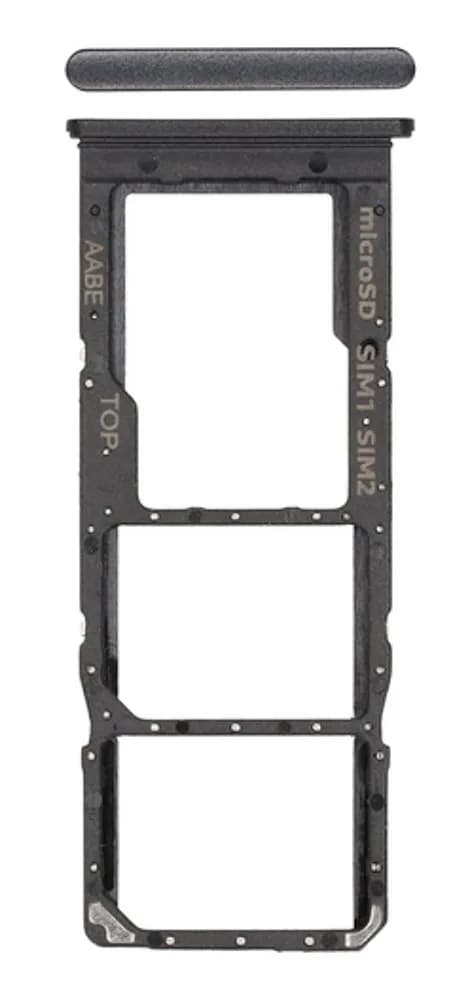 SIM tray Samsung Galaxy A12 - Original - Black