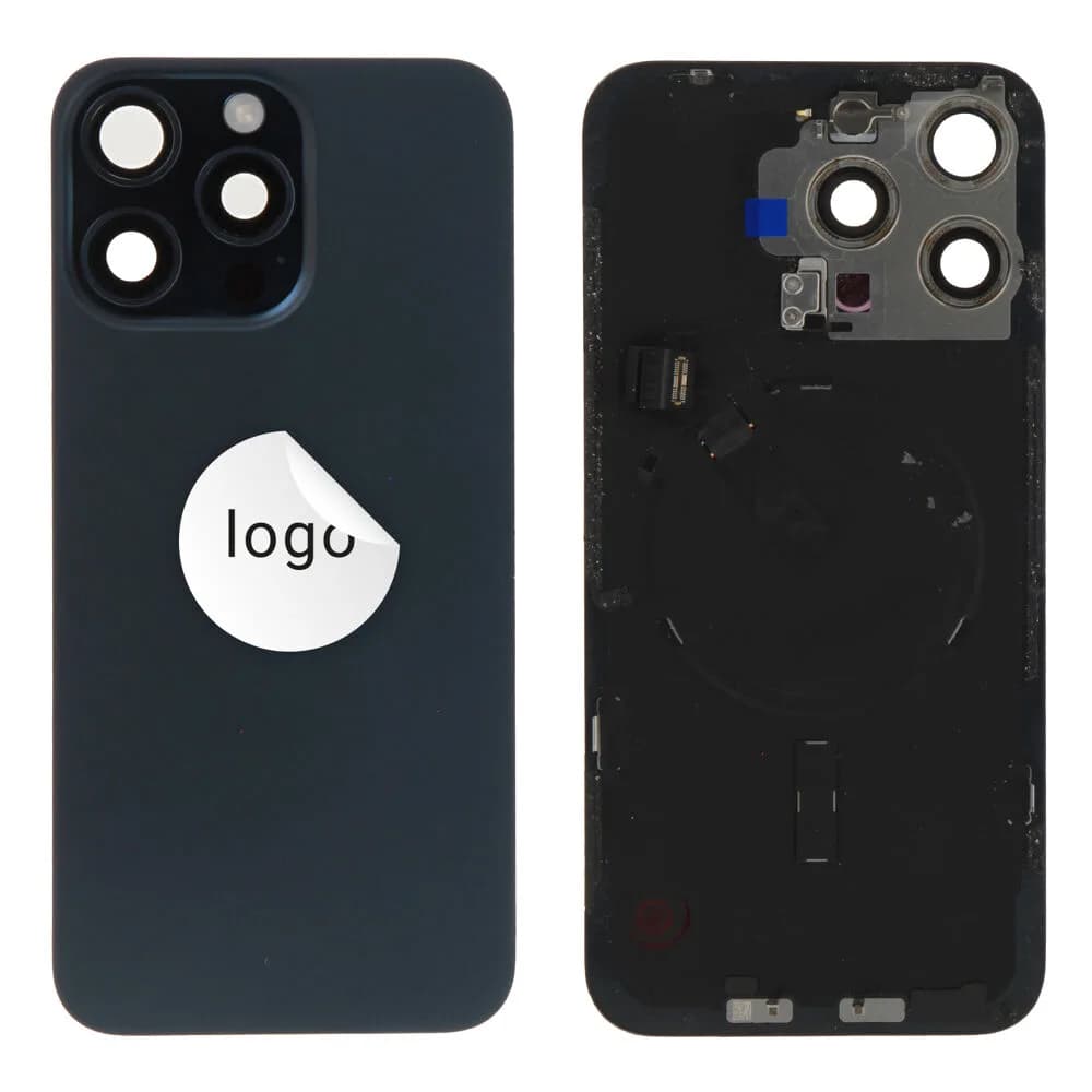 Back glass iPhone 15 Pro Max - Pulled A - Blue