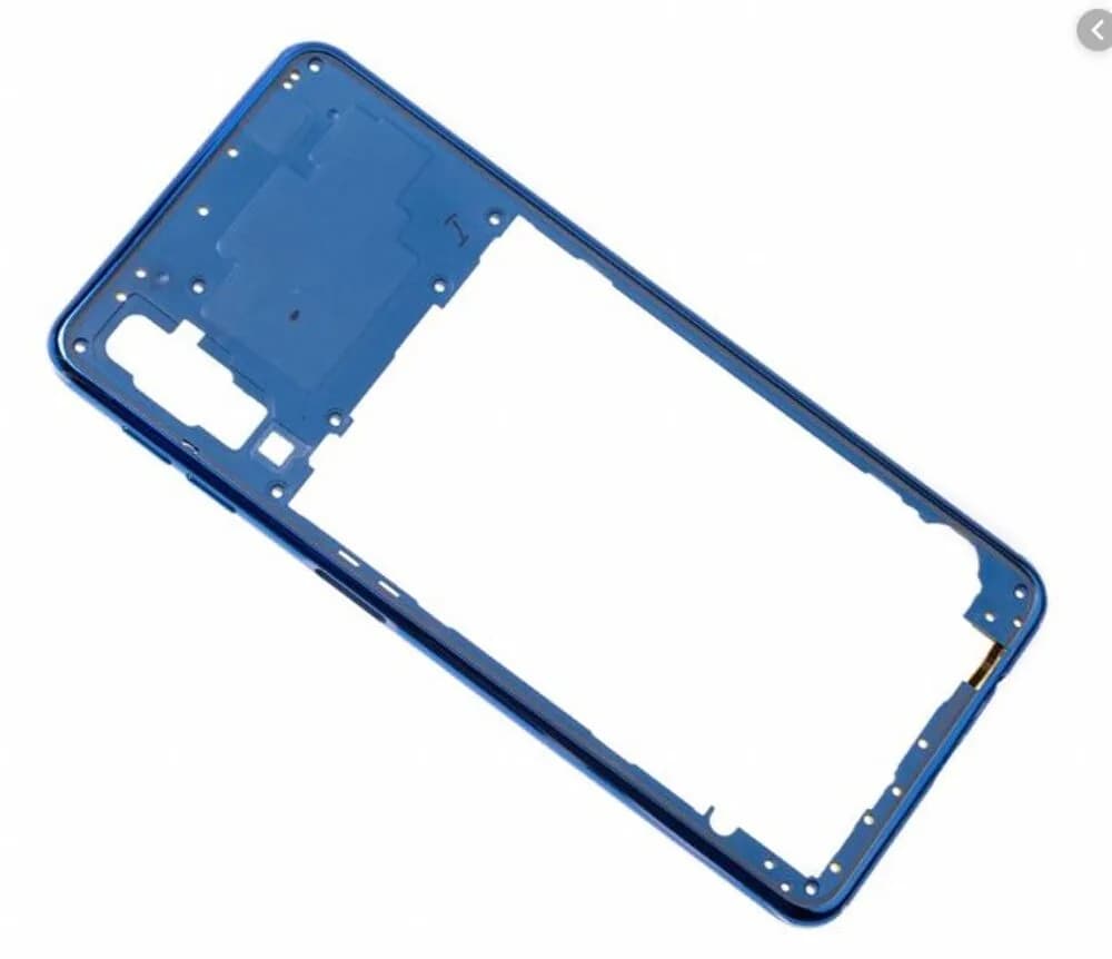 Middle frame Samsung Galaxy A7 (2018) - Original - Blue