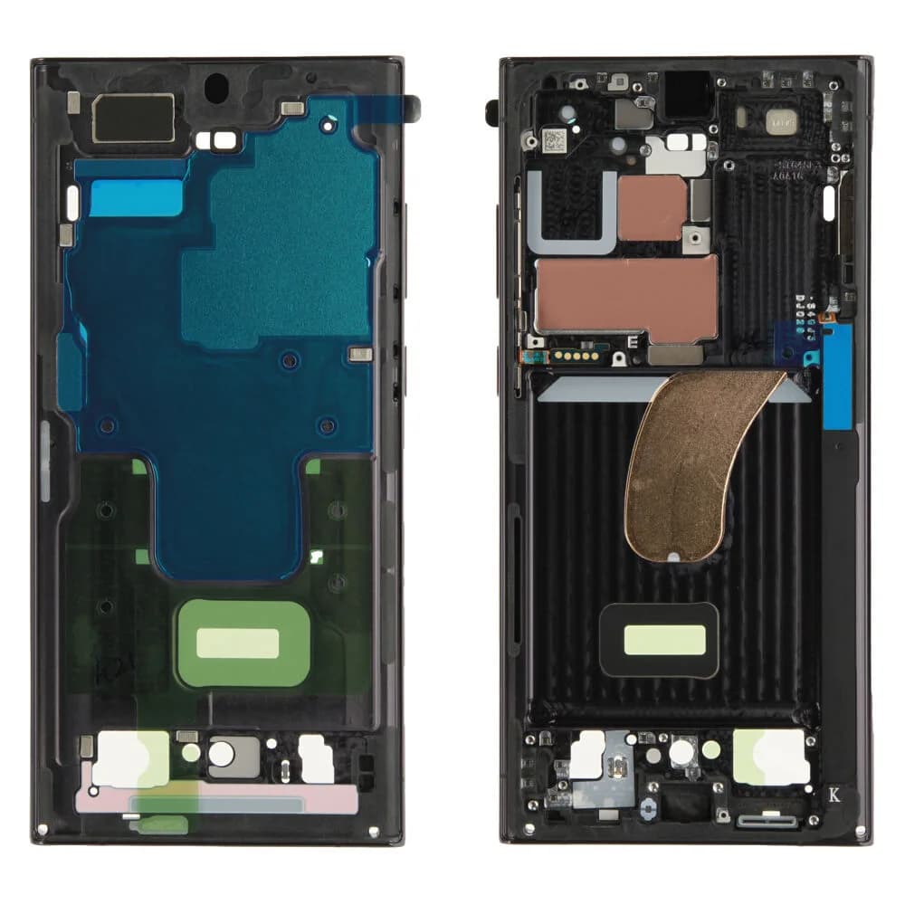 Middle frame Samsung Galaxy S23 Ultra - Original - Black
