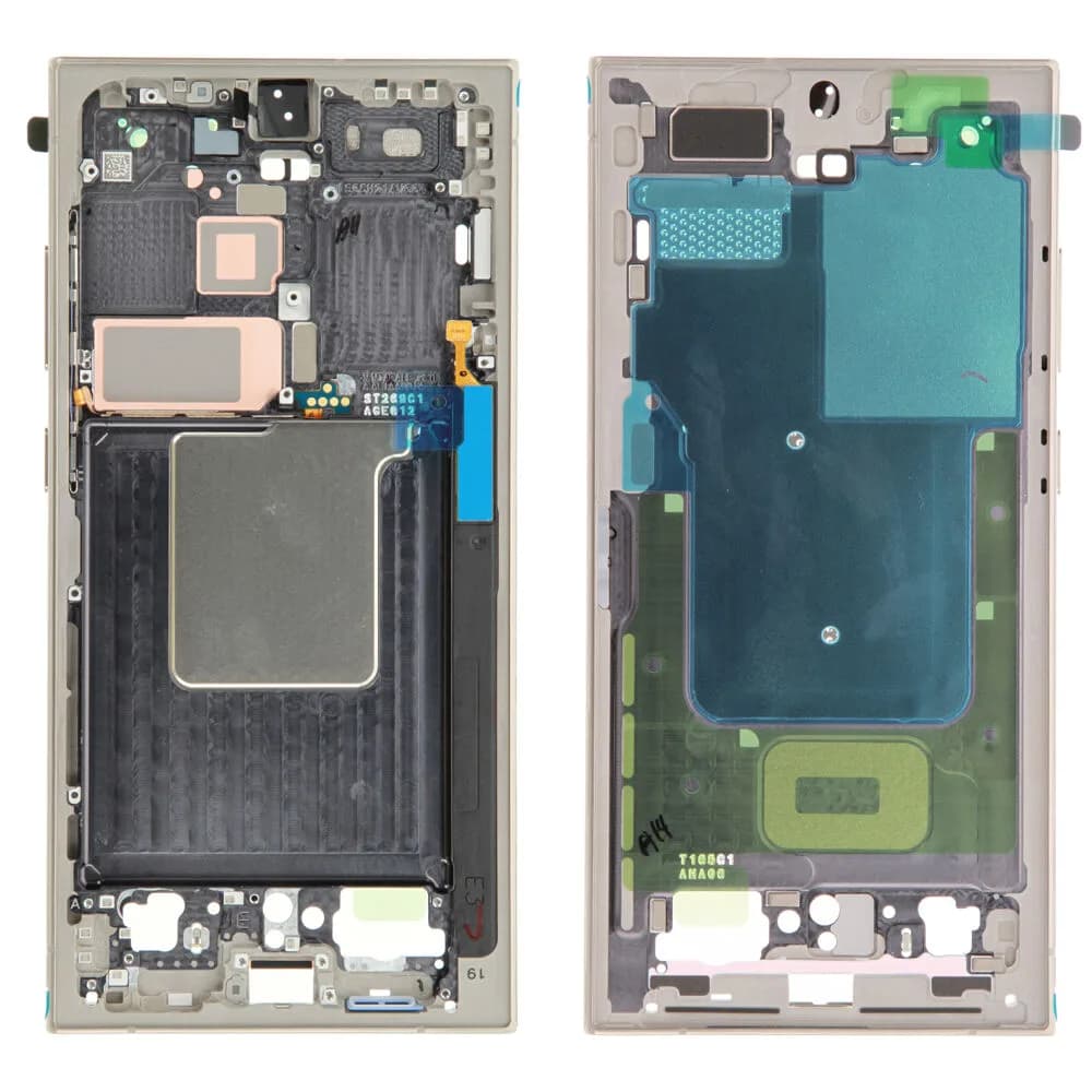 Middle frame Samsung Galaxy S24 Ultra - Original - Titanium Grey