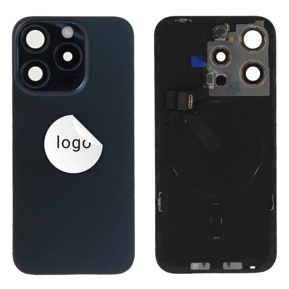 Back glass iPhone 15 Pro - Pulled B - Blue
